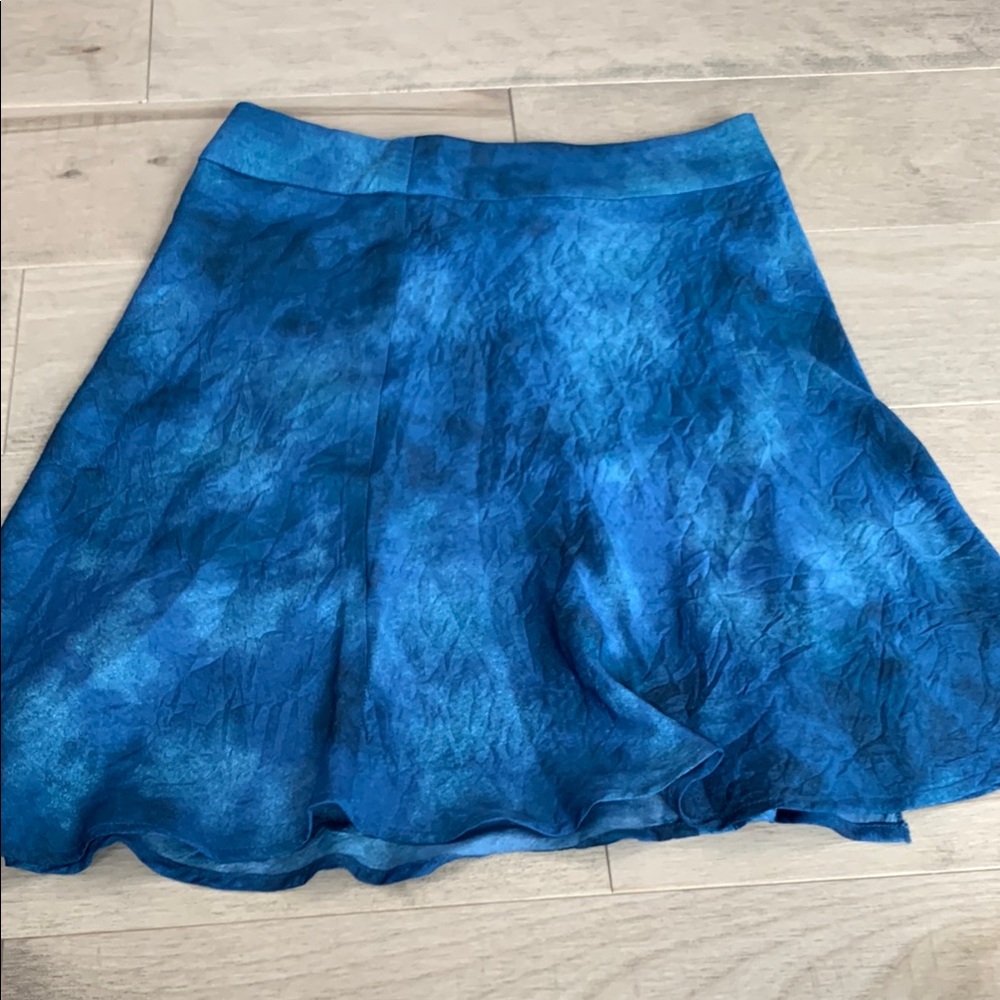 Free People Blue Tie-Dye Women's Skirt